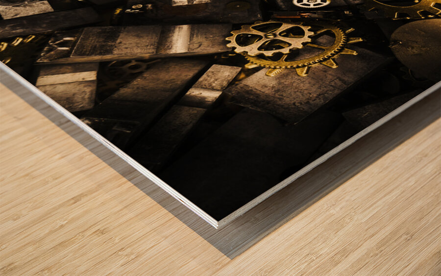 Systemic coglapse Wood print