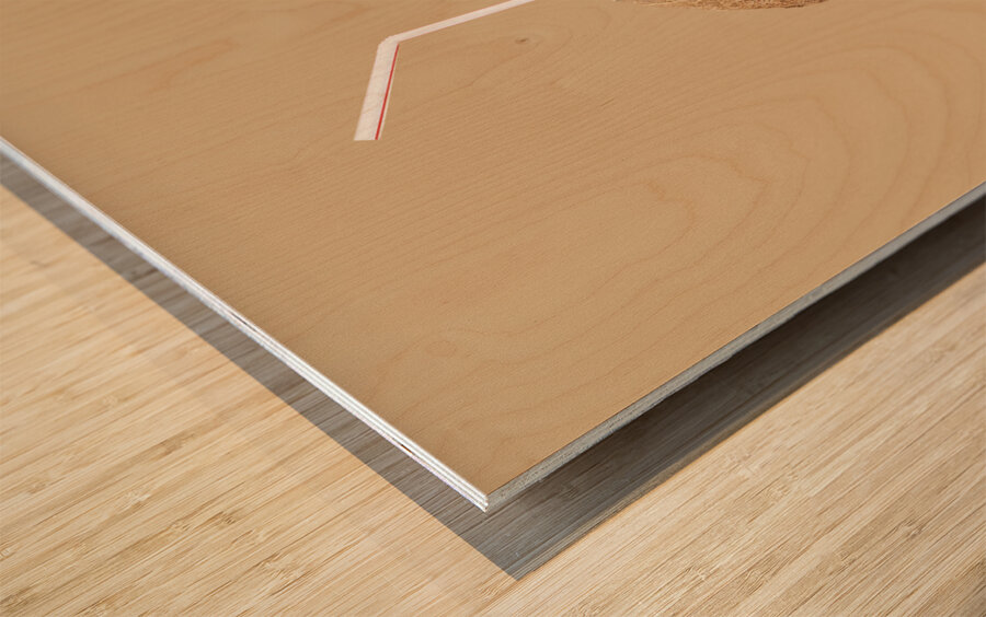 Tropical holiday cocktail Wood print