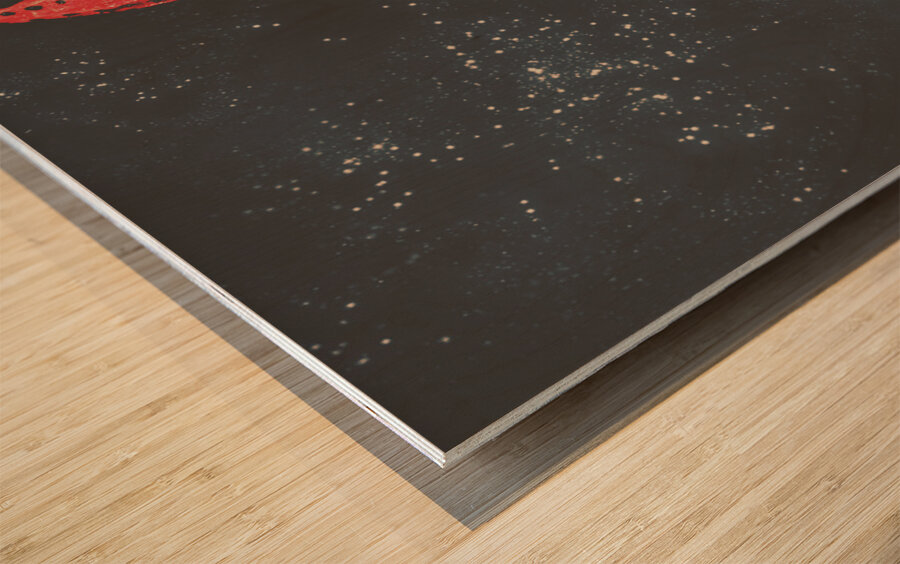 Imagination is a space of learning fun Wood print