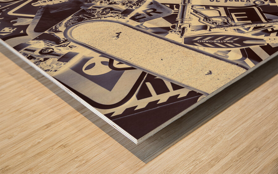 edis pilF Wood print