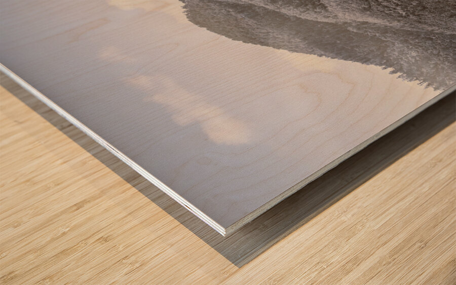 Layers of Mount Perry Wood print