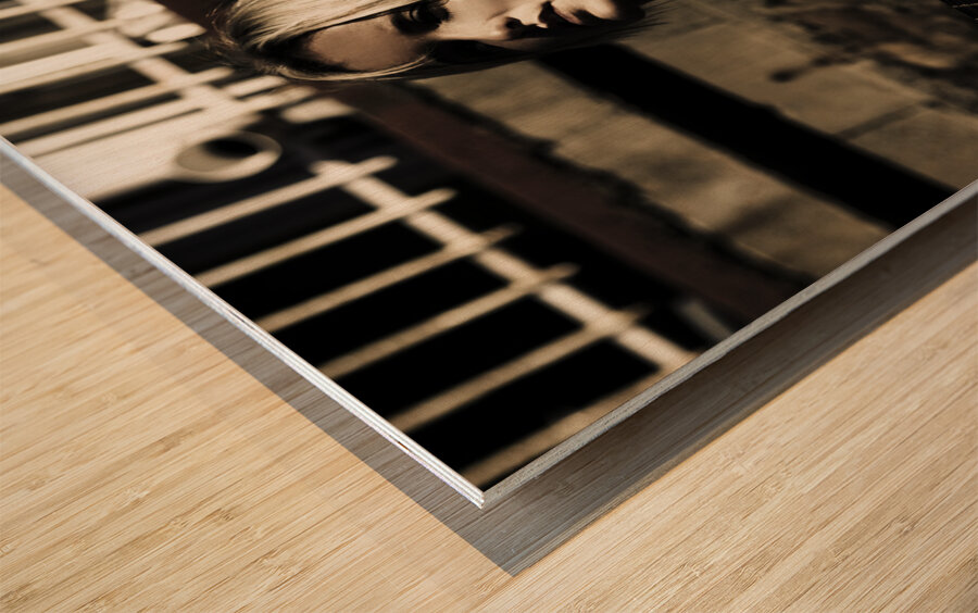 Midnight Musician Wood print