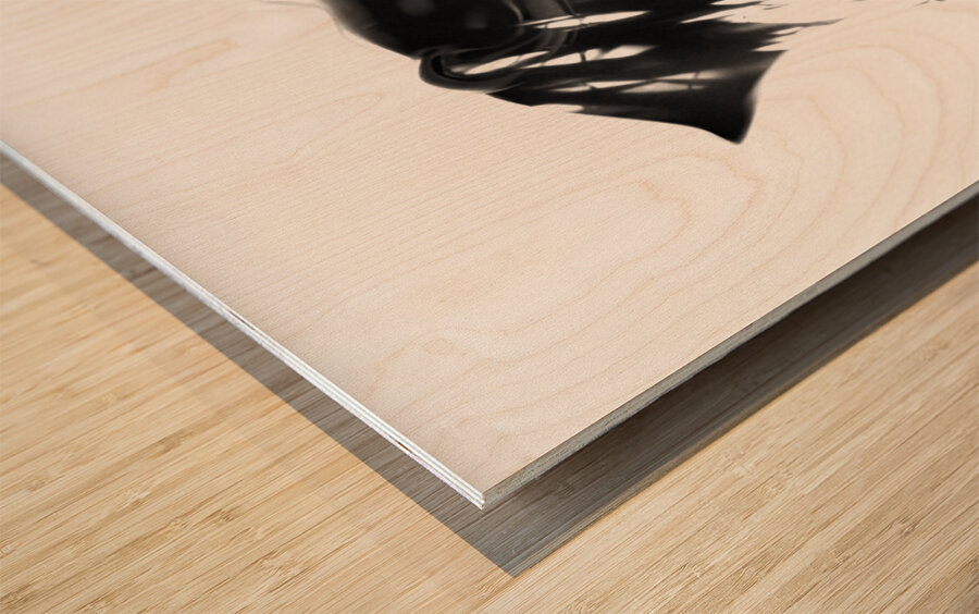 The inner core Wood print