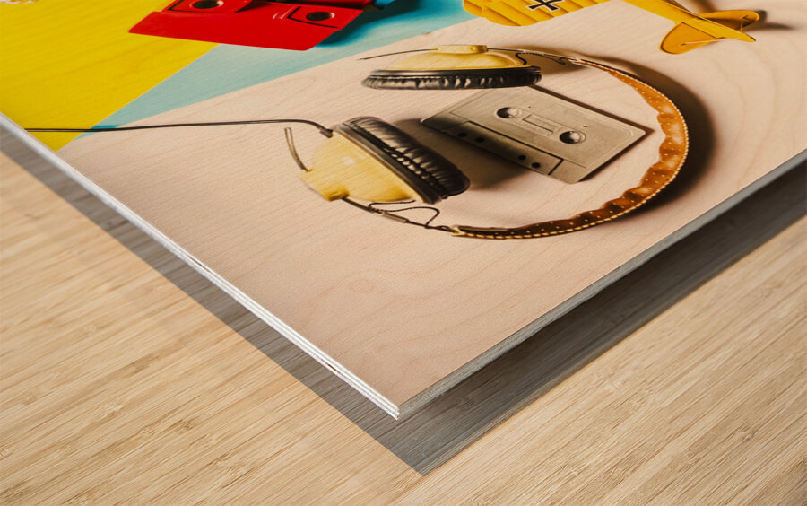 Play on pop art Wood print