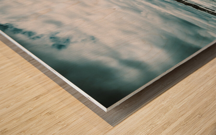 Dramatic Western Tasmania Beach Wood print