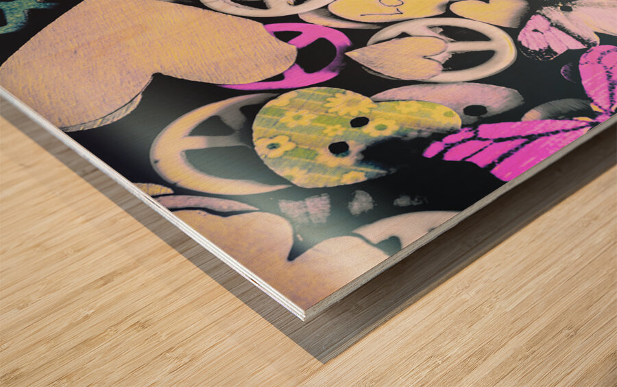 Crafting harmony  Wood print