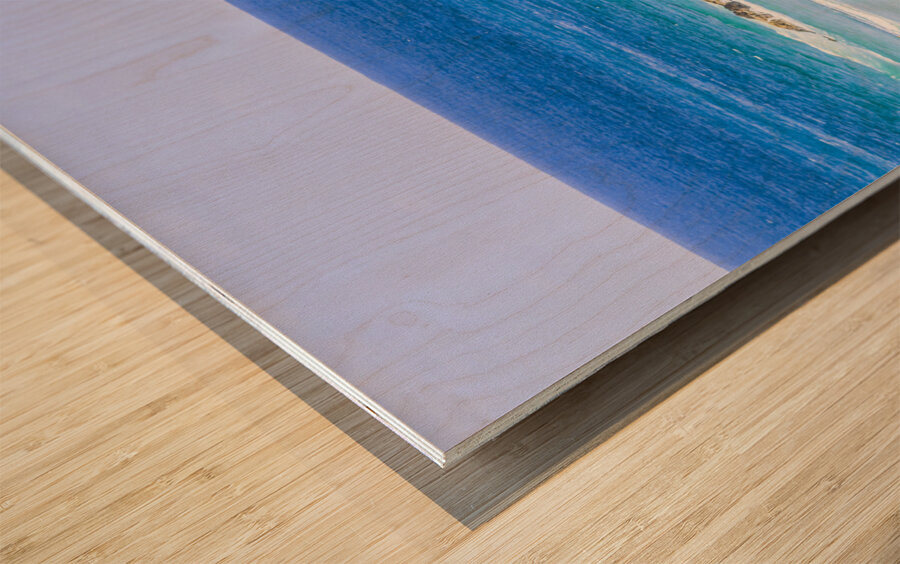 Island summers Wood print