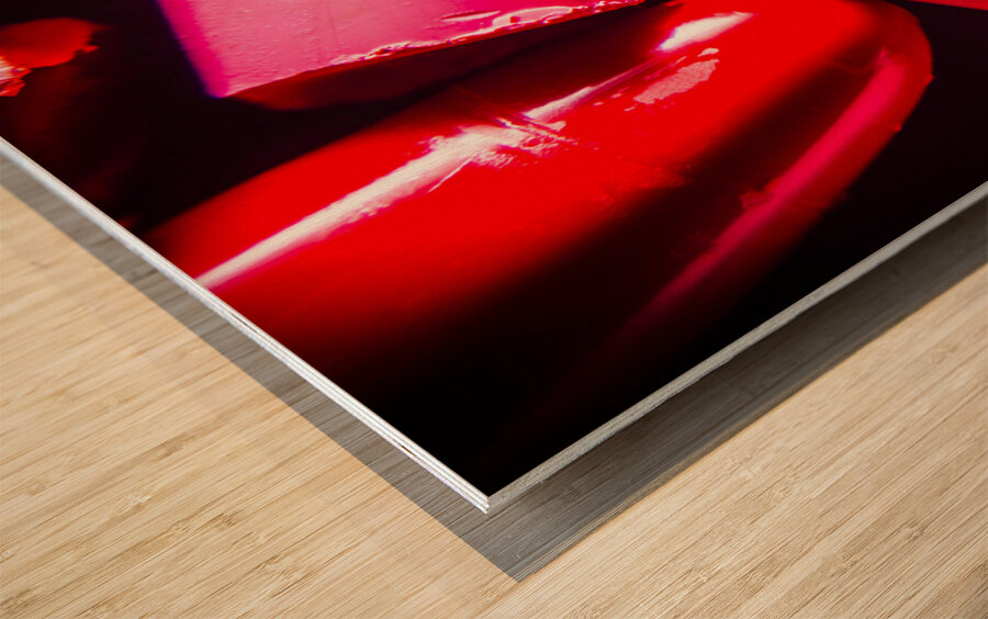 Lipgloss and letdown Wood print