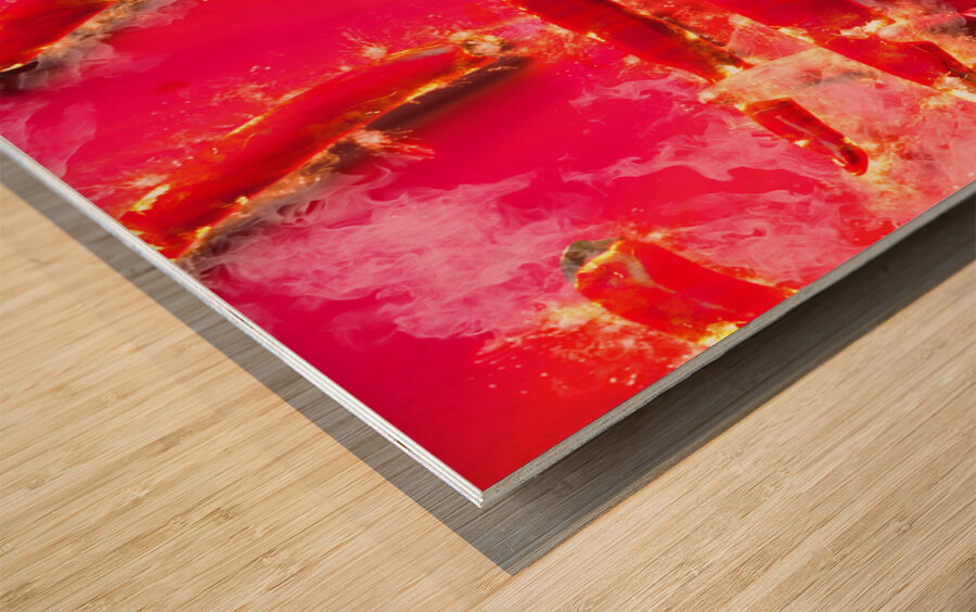 Chili con crab Wood print