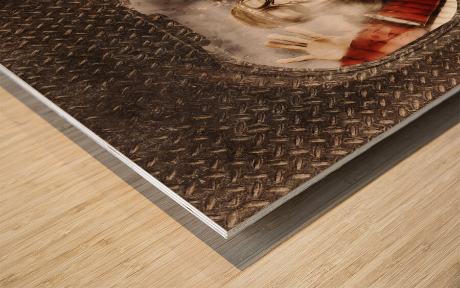 Pressing issues of a window POW Wood print