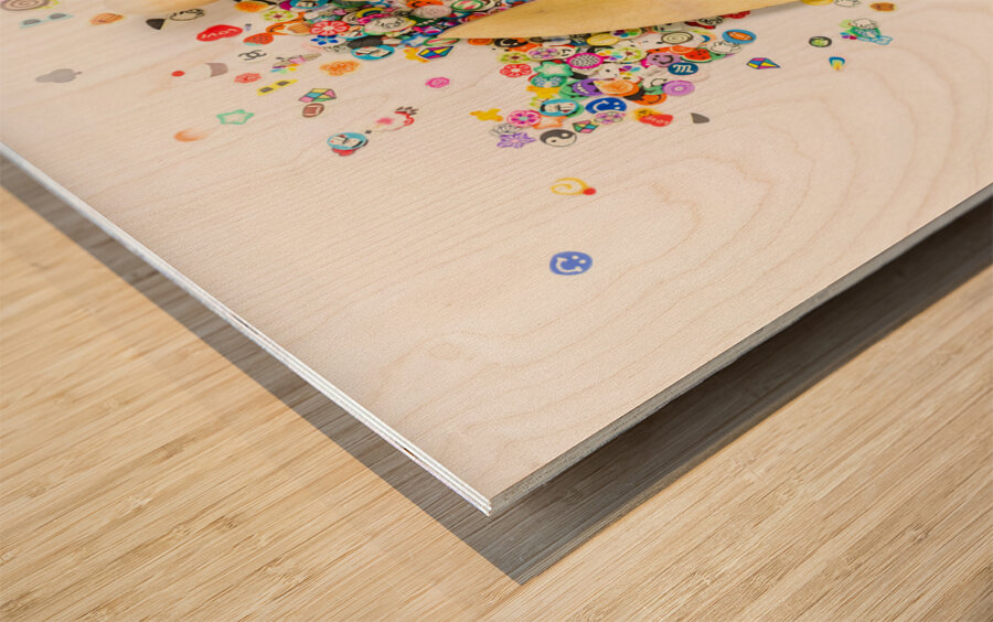 Sandalwood Seas Wood print