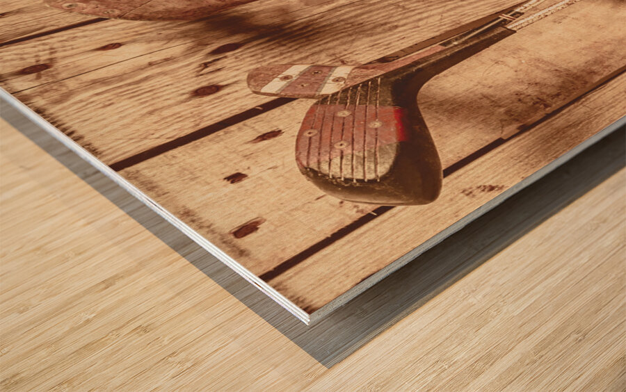 Woods and iron Wood print