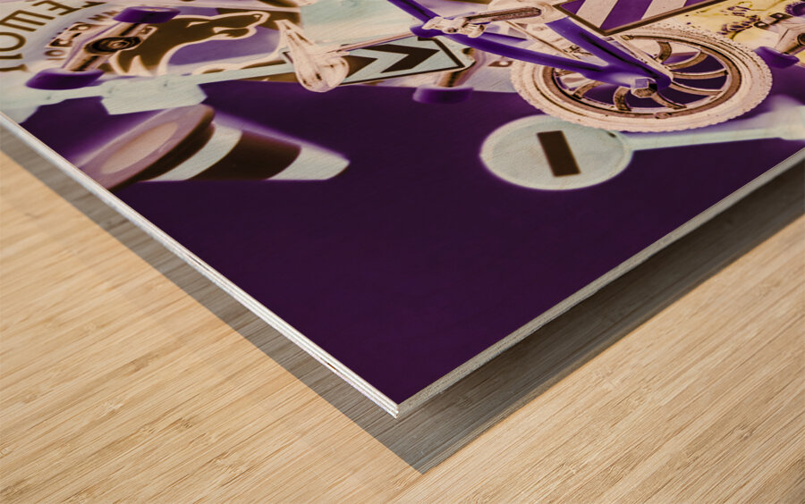 Extreme fun Wood print