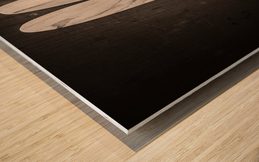 Seventies surfing Wood print