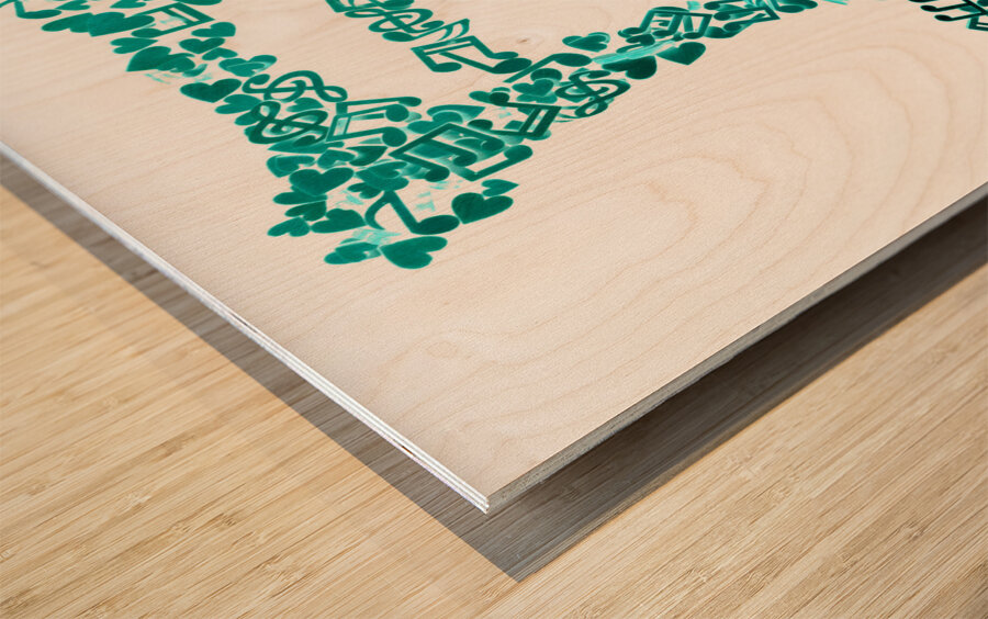 Song Structure Wood print