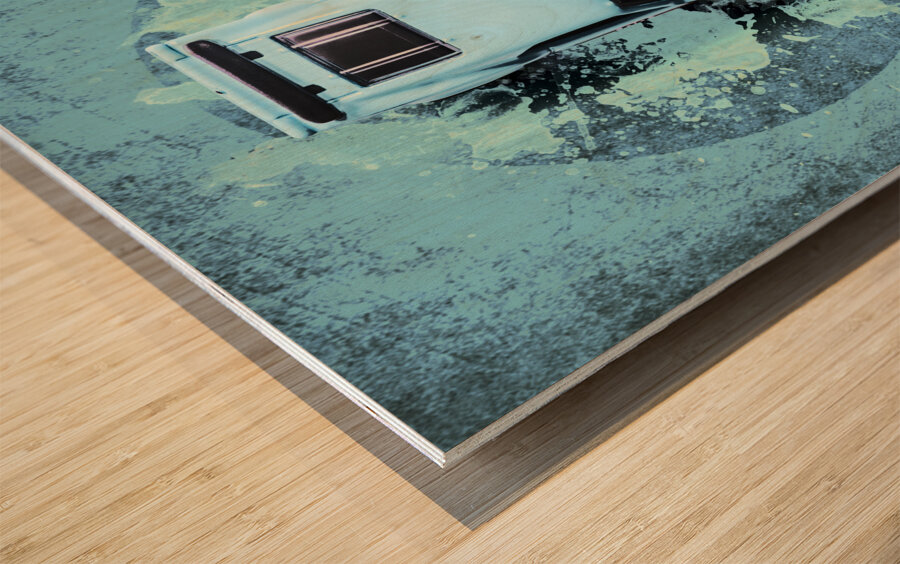 Like a boss Wood print