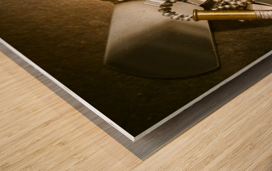 Courage and bravery Wood print