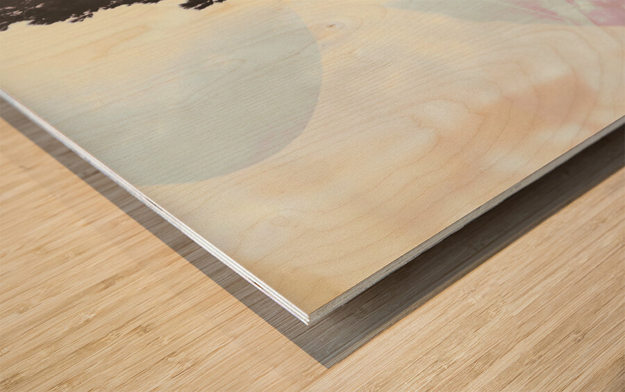 Finding beauty within Wood print