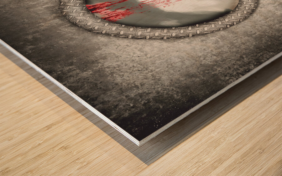 The gull who could no longer sea Wood print