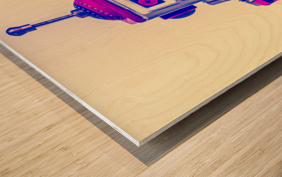 In ultraviolet Wood print