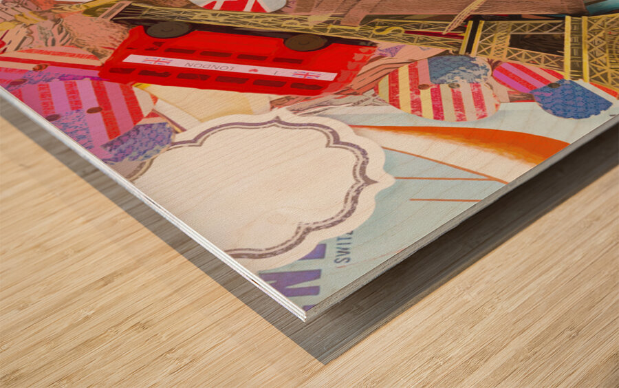 Visual voyage Wood print