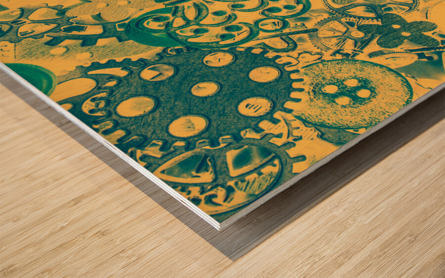 The Tme The Place Wood print