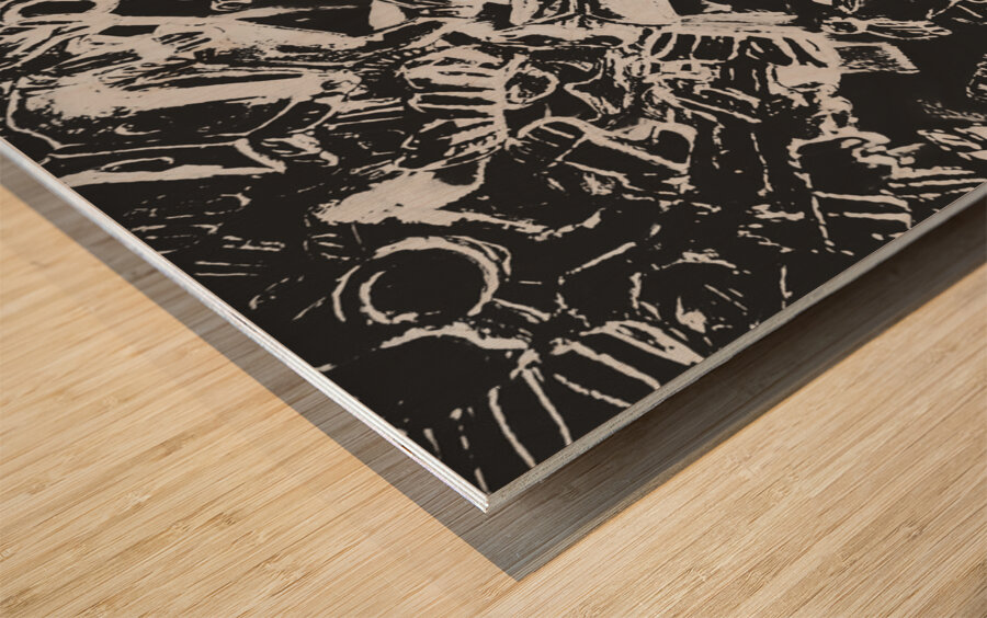 Scarecrows from all hallows way Wood print