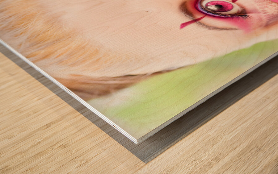 Silent Doll Wood print