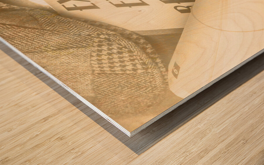 Extra extra read all about it Wood print