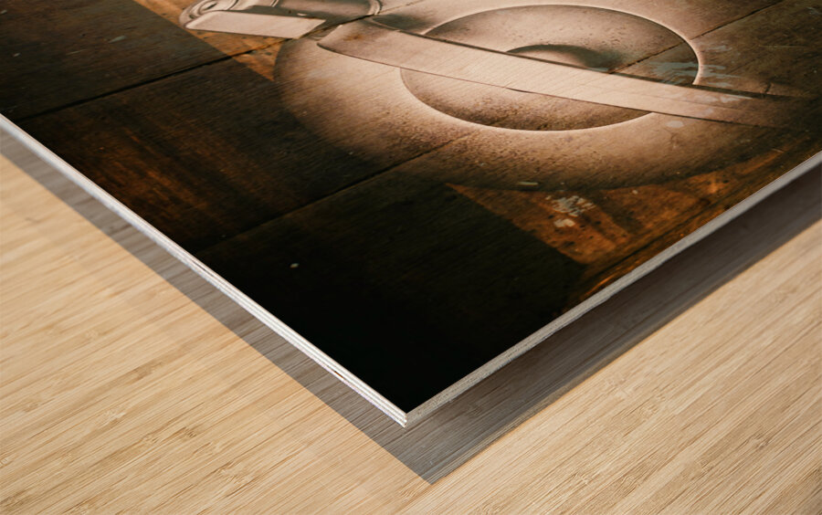 Vintage tea crate cafe art Wood print