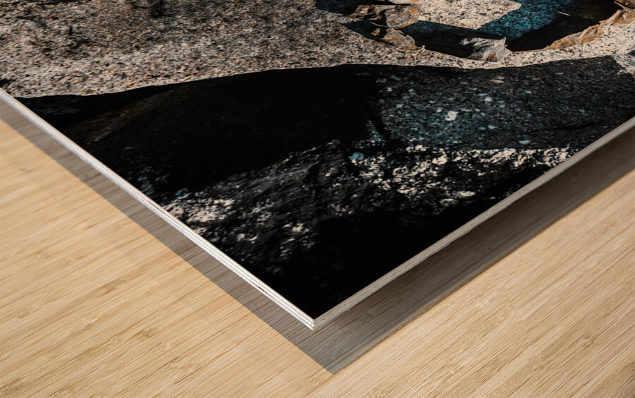 Heart of stone Wood print