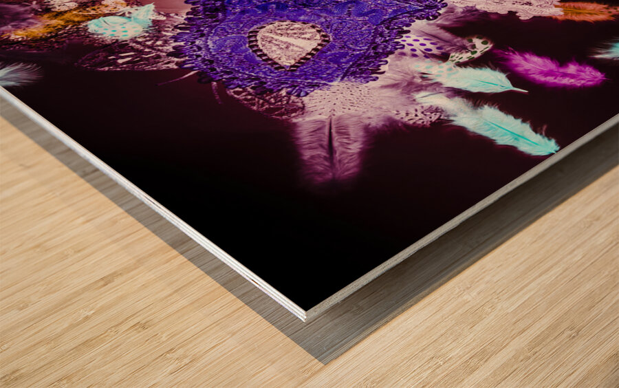 Play on colors Wood print