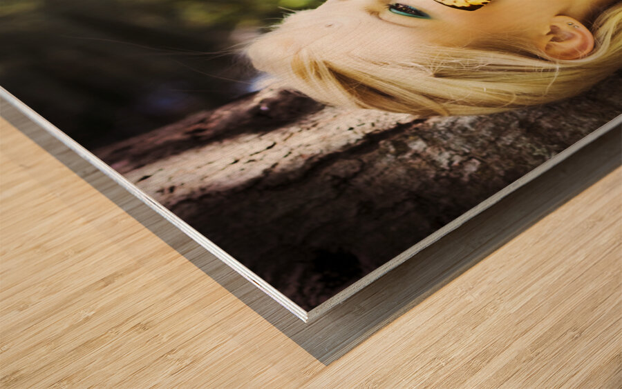 Beauty In Silence Wood print