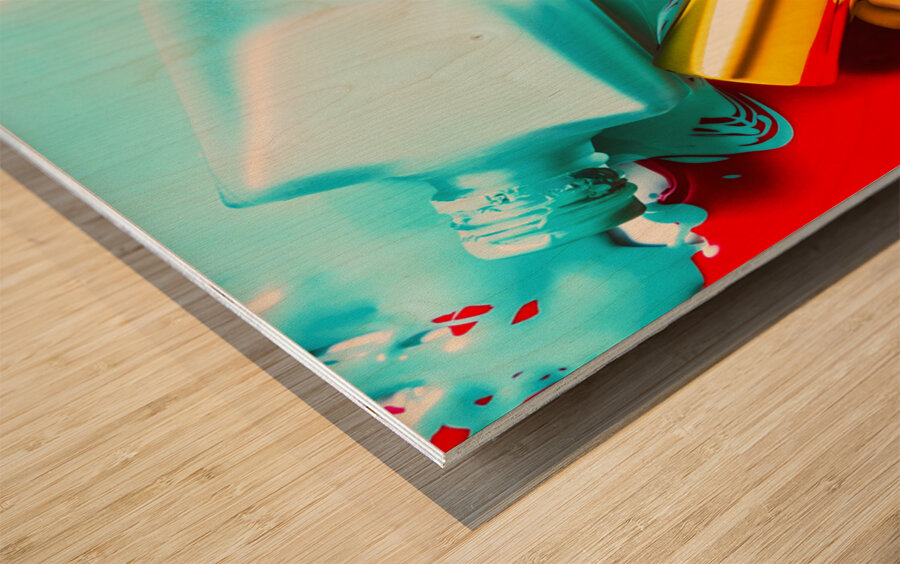 Liquid lacquer Wood print