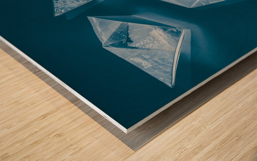 Water ways Wood print