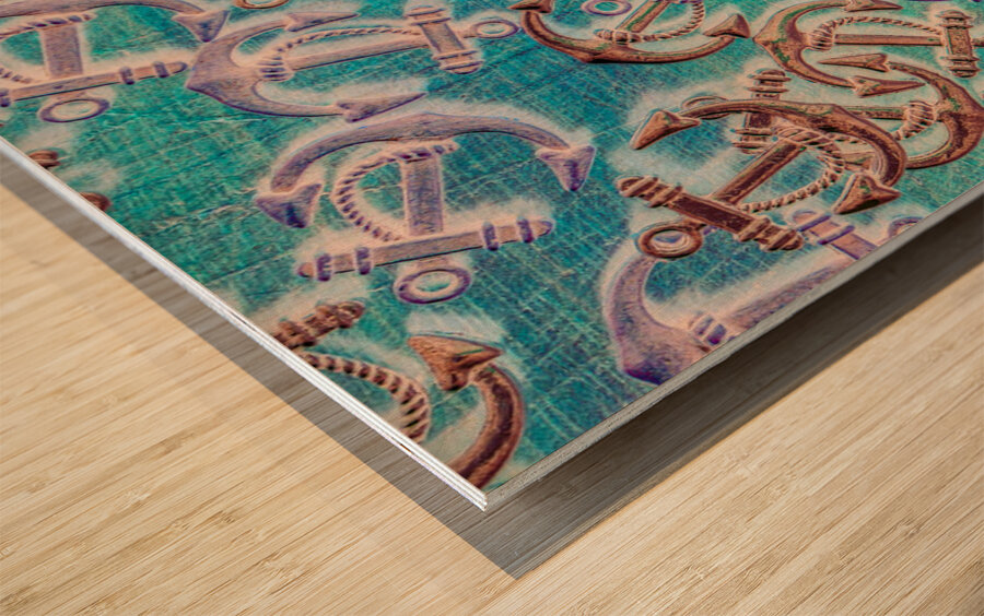 Swash buckled Wood print