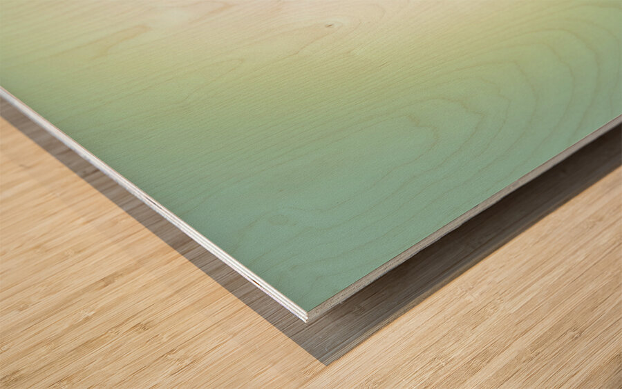 Sensual dorky man preparing for coffee love Wood print