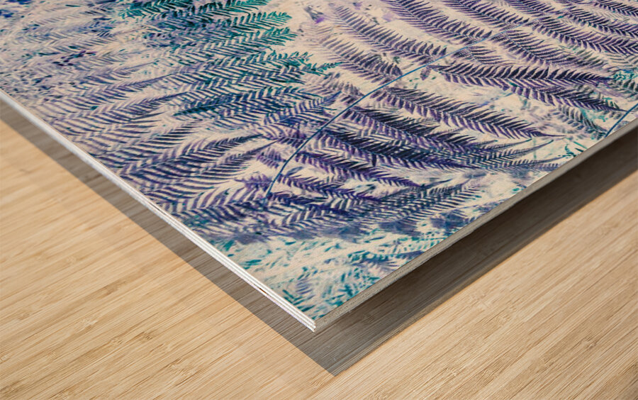 Tropical pop Wood print