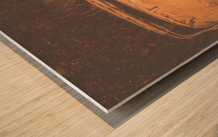 Radio Retro Wood print