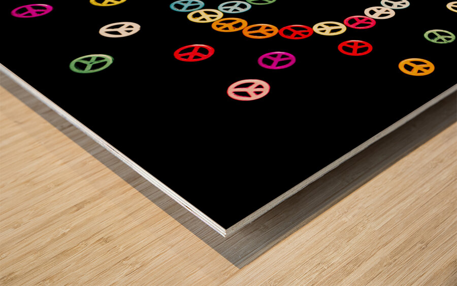 Movement of unity Wood print