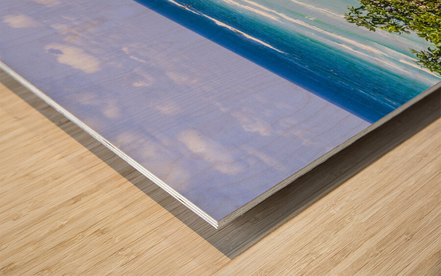 Seaside serenity Wood print