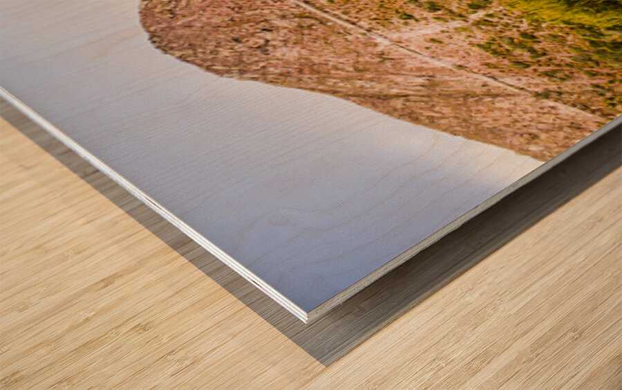 Queenstown Tasmania Wide Mountain Landscape Wood print