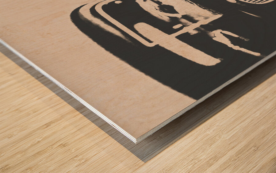 In the spotlight Wood print