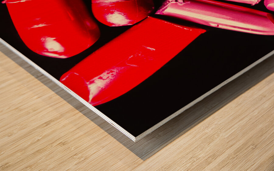 Cosmetic abstract art Wood print