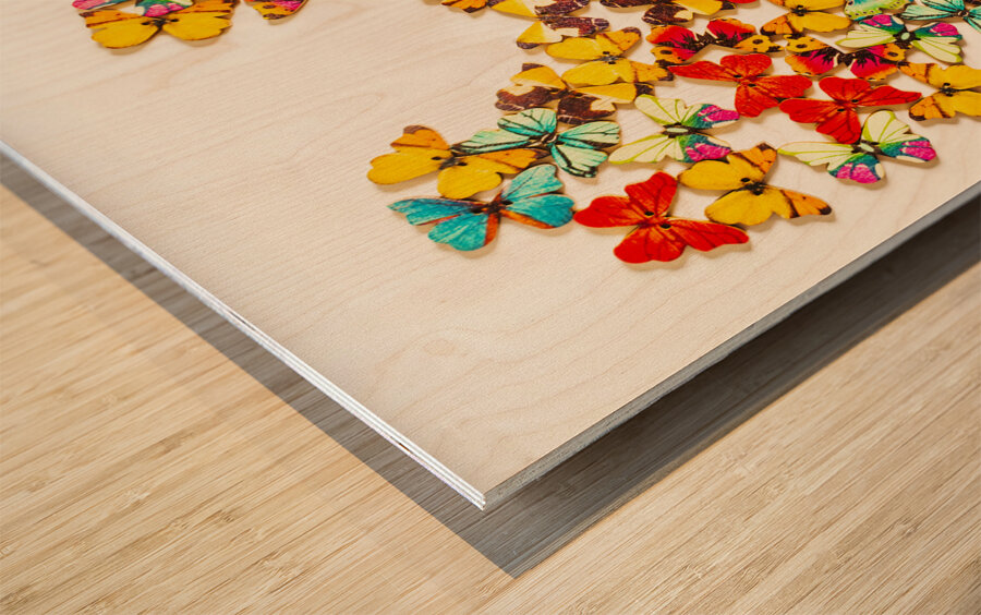 Soul group sentiment Wood print