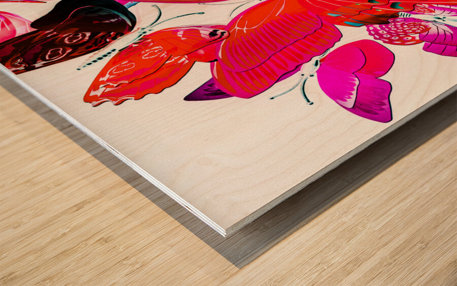 Wild vibrancy Wood print