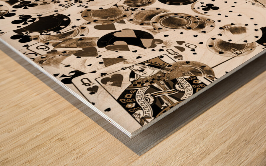 Fanciful fortunes Wood print