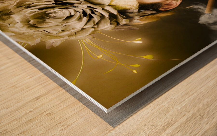 Classic Portrait Of Vintage Cinema Wood print