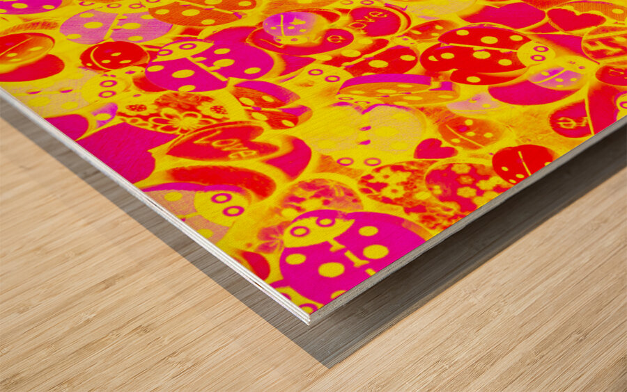 Summer bug Wood print