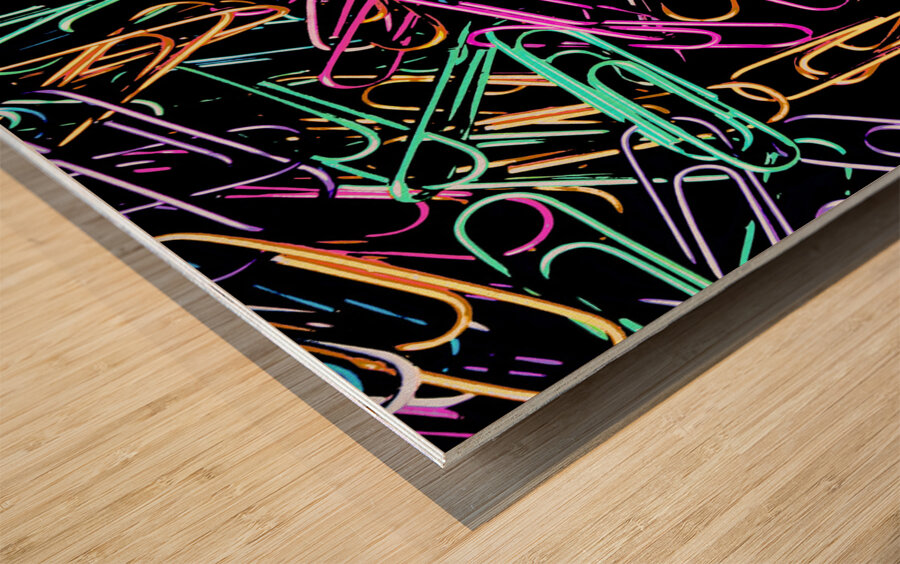 Stationary Stationery Wood print